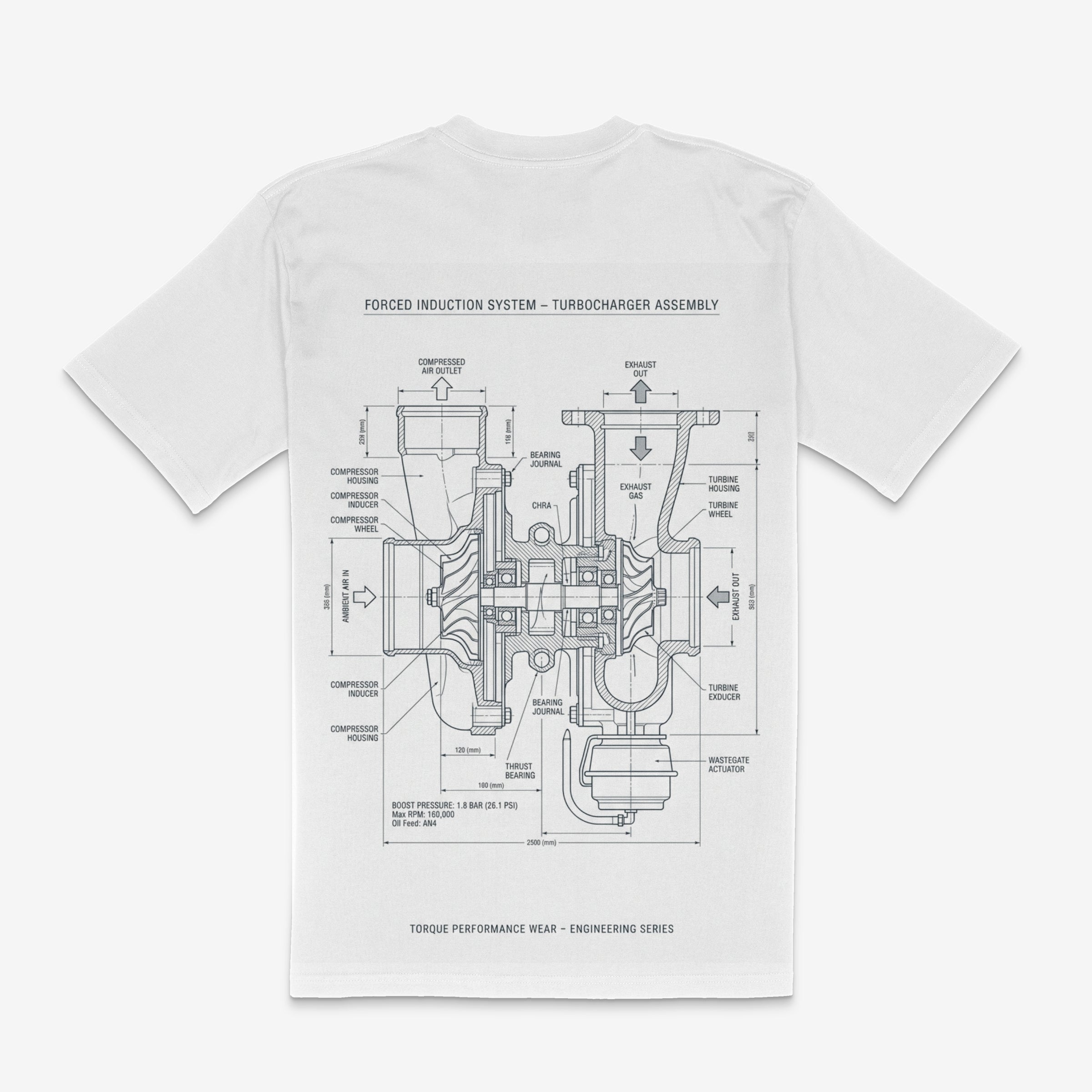 Forced Induction Tee — Engineering Series